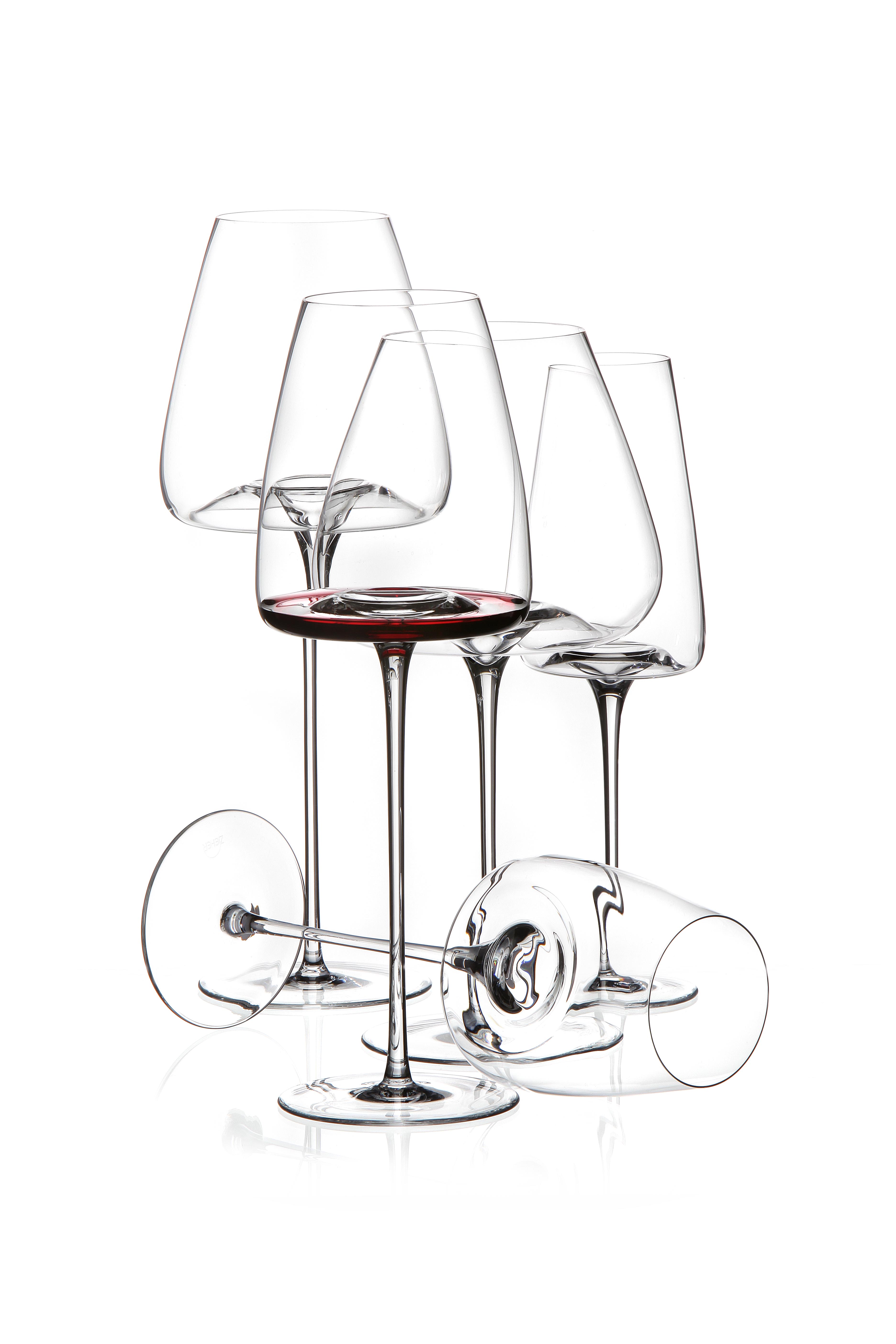 mundgeblasene Gläser in verschiedenen Größen