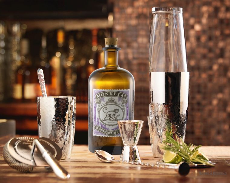 Cocktailset aus Silber ©ROBBE & BERKING