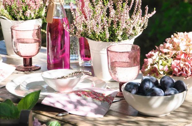 Servietten mit Motiv Frühlingsblumen